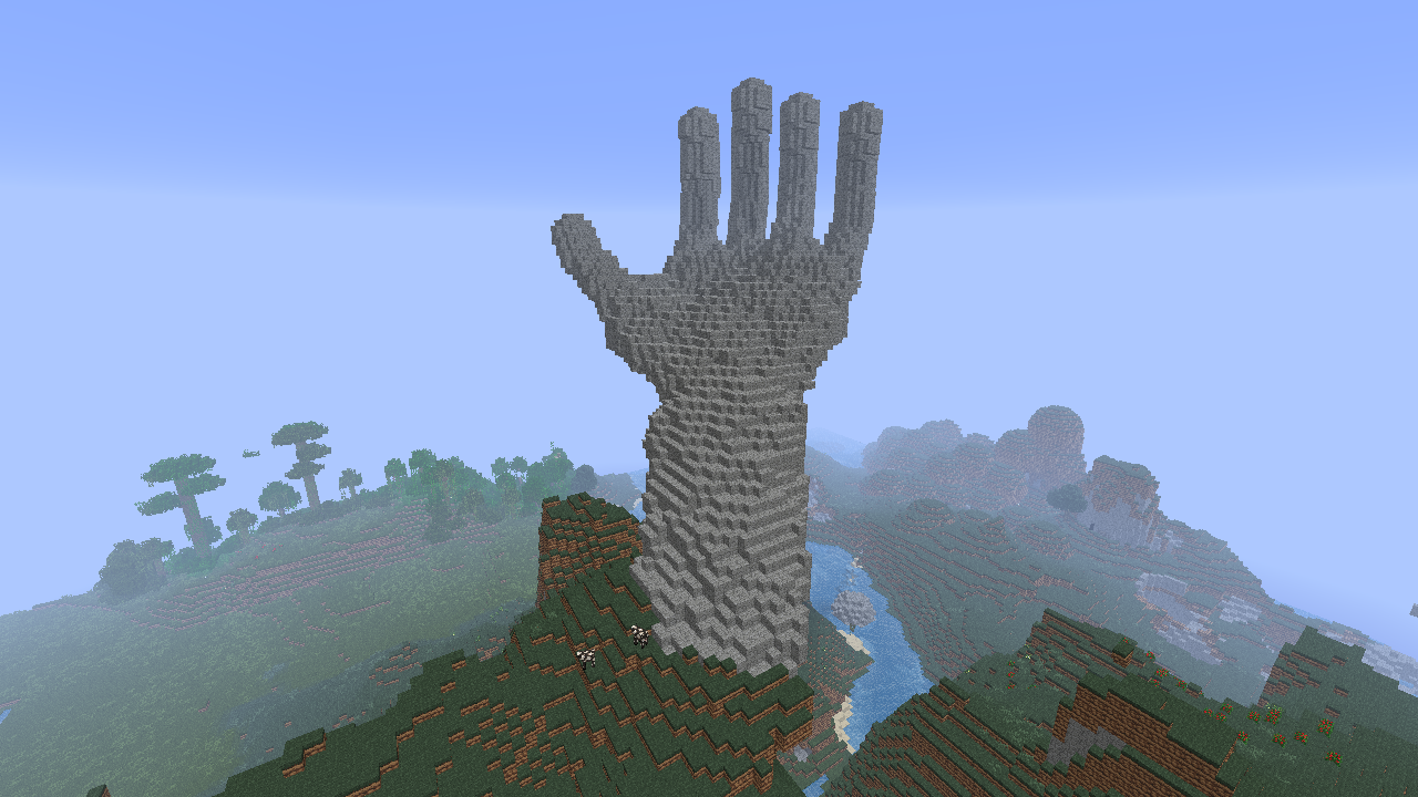 Unique Minecraft Hand Statue Ideas