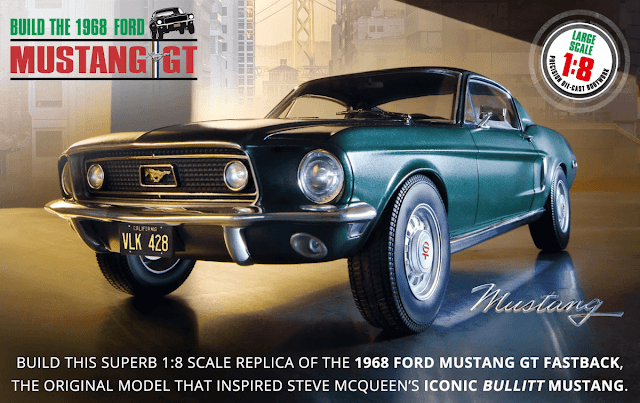 Construye el Ford Mustang GT de 1968 1/8 Eaglemoss Collections