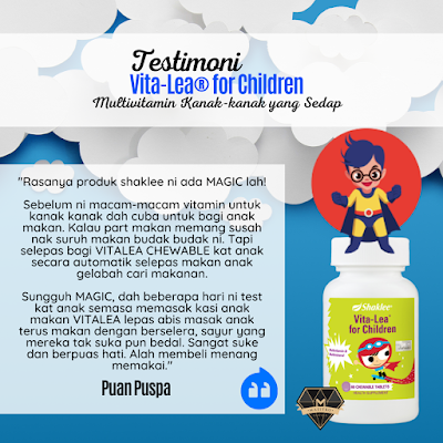 Testimoni Vitalea for Children: Anak Dah Suka Makan
