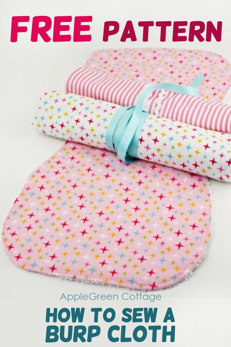 Free Burp Cloth Pattern So Cute AppleGreen Cottage Free Burp Cloth Pattern So Cute AppleGreen Cottage