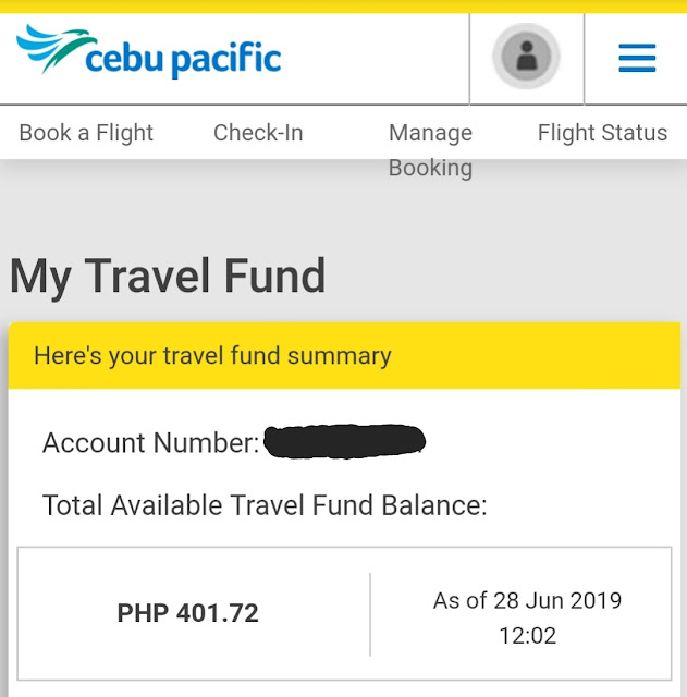 travel fund refund cebu pacific