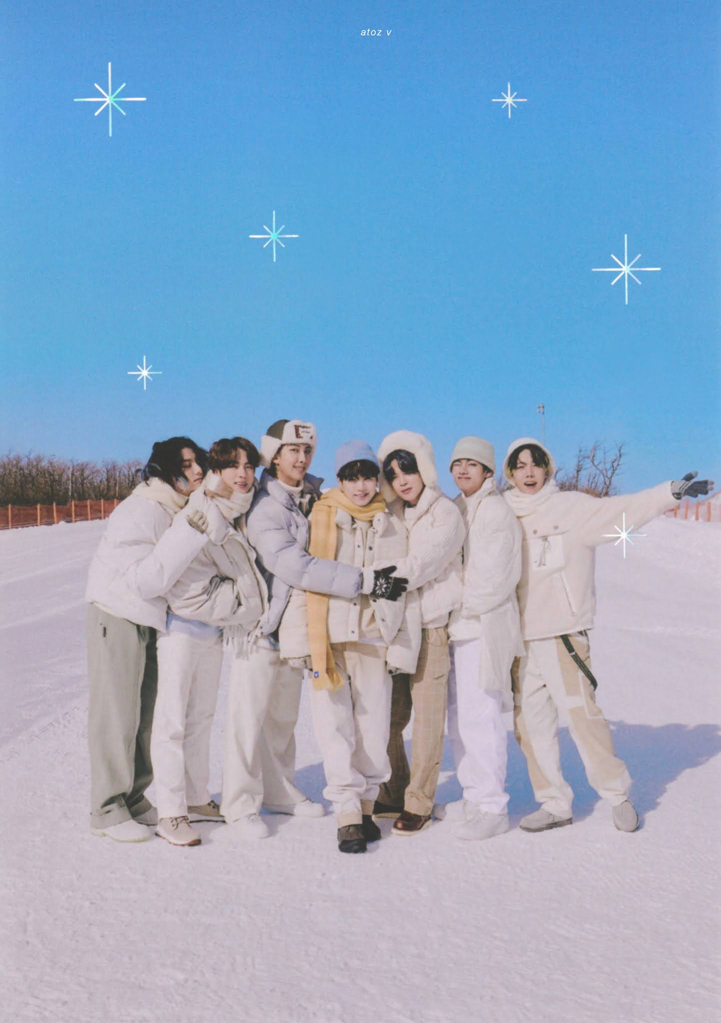 BTS 2021 Winter Wallpaper (02) - K-POP STOCK