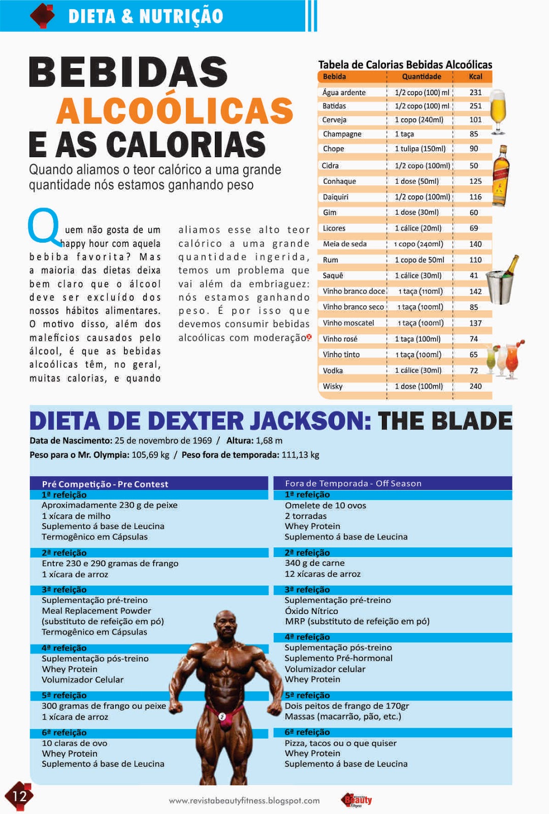 Revista Beleza e Forma Bebida alcoólica e suas calorias Revista Beleza e Forma Bebida alcoólica e suas calorias