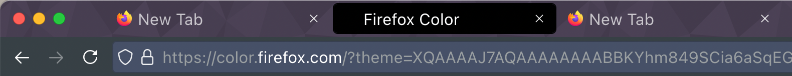 Firefox 89 tab appearance