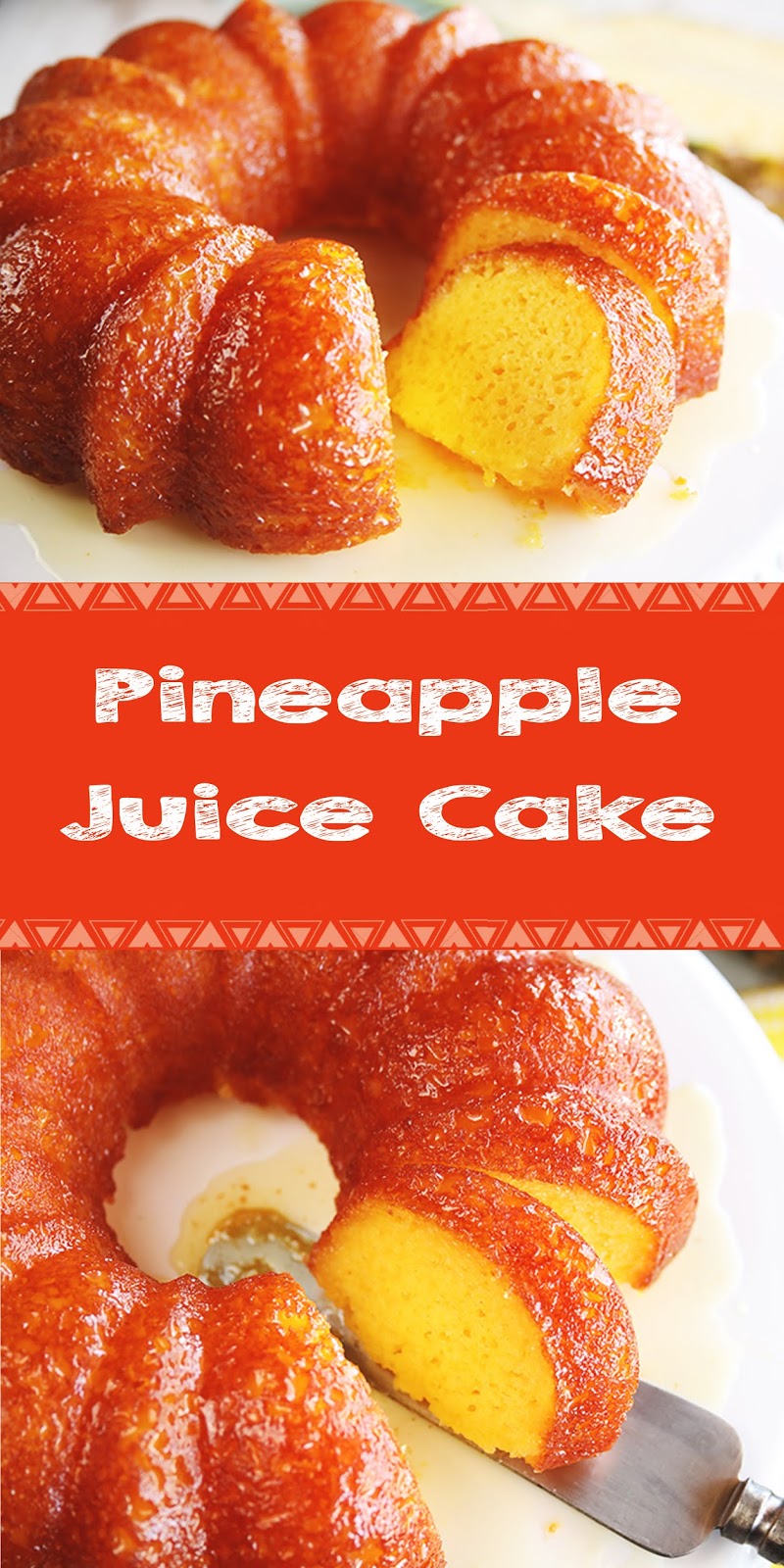 Pineapple Juice Cake 3 SECONDS