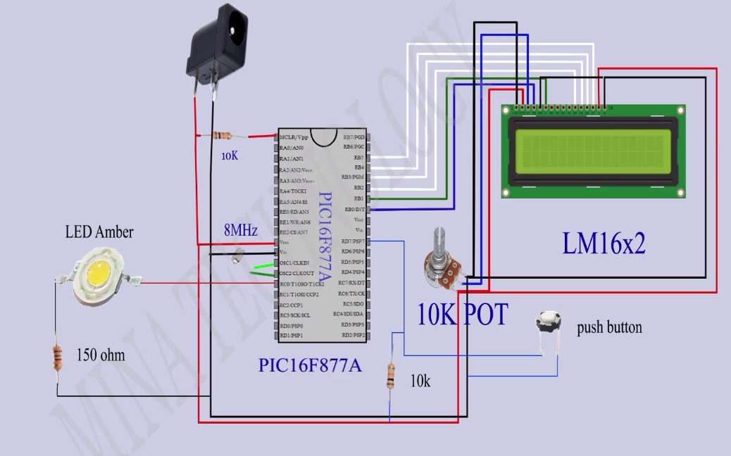 How to latching LEDs use PIC Microcontroller and Mikro C MINA TECHNOLOGY
