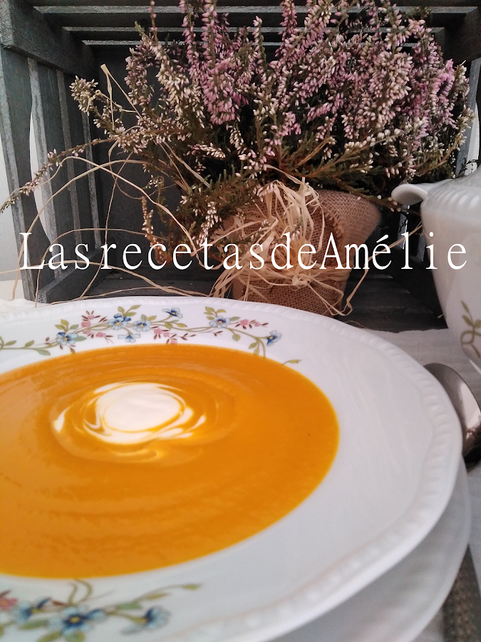 Sopa, calabaza, crema, nata (crema de leche), fácil, otoño