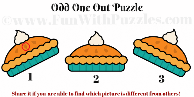 Spot the Difference: Odd One Out Picture Puzzle Answer