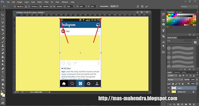 Cara Membuat Out Of Frame di Photoshop CS6 Lengkap Tutorial Cara Membuat Out Of Frame di Photoshop CS6 Lengkap Tutorial