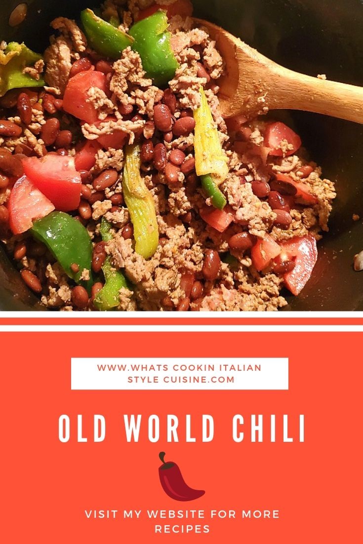 Old World Style Chili | What's Cookin' Italian Style Cuisine