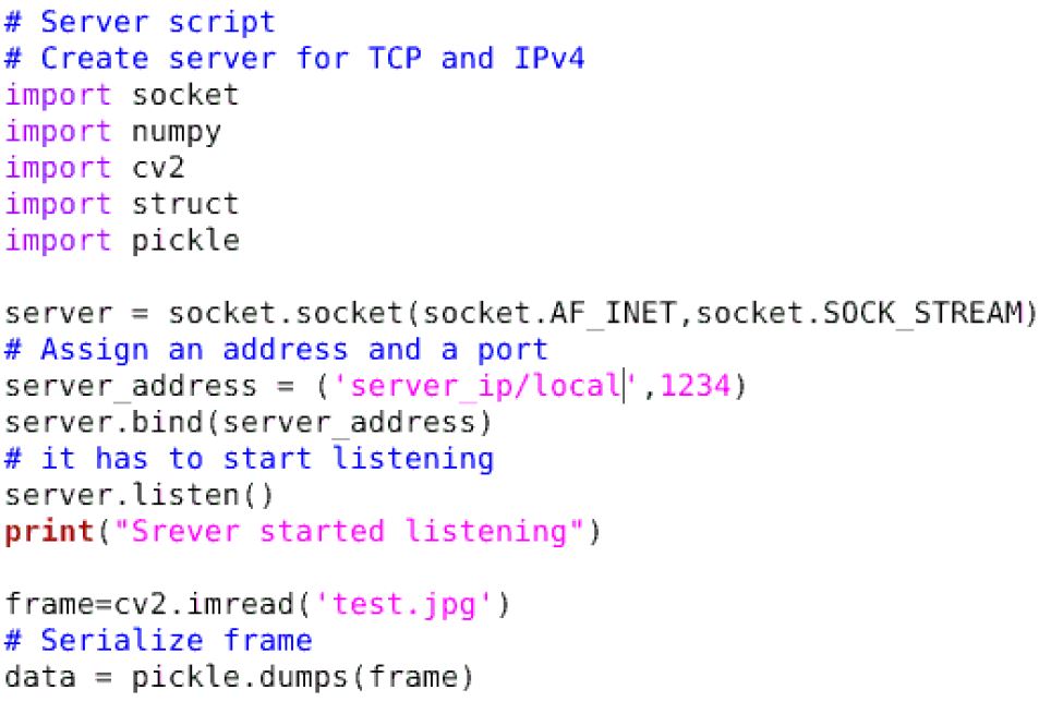 Technical: Socket programming with python(sending text messages and ...