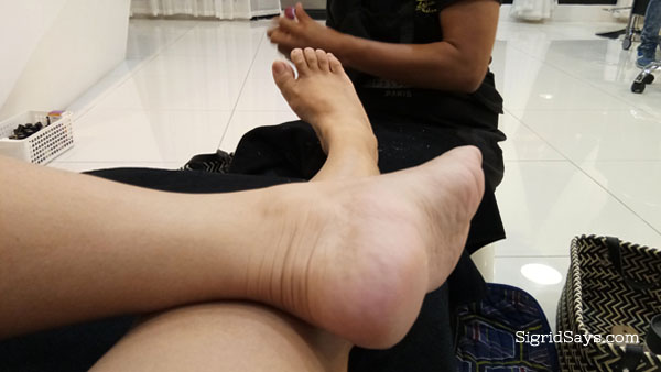 Alquin Lagaña Salon Bacolod foot spa