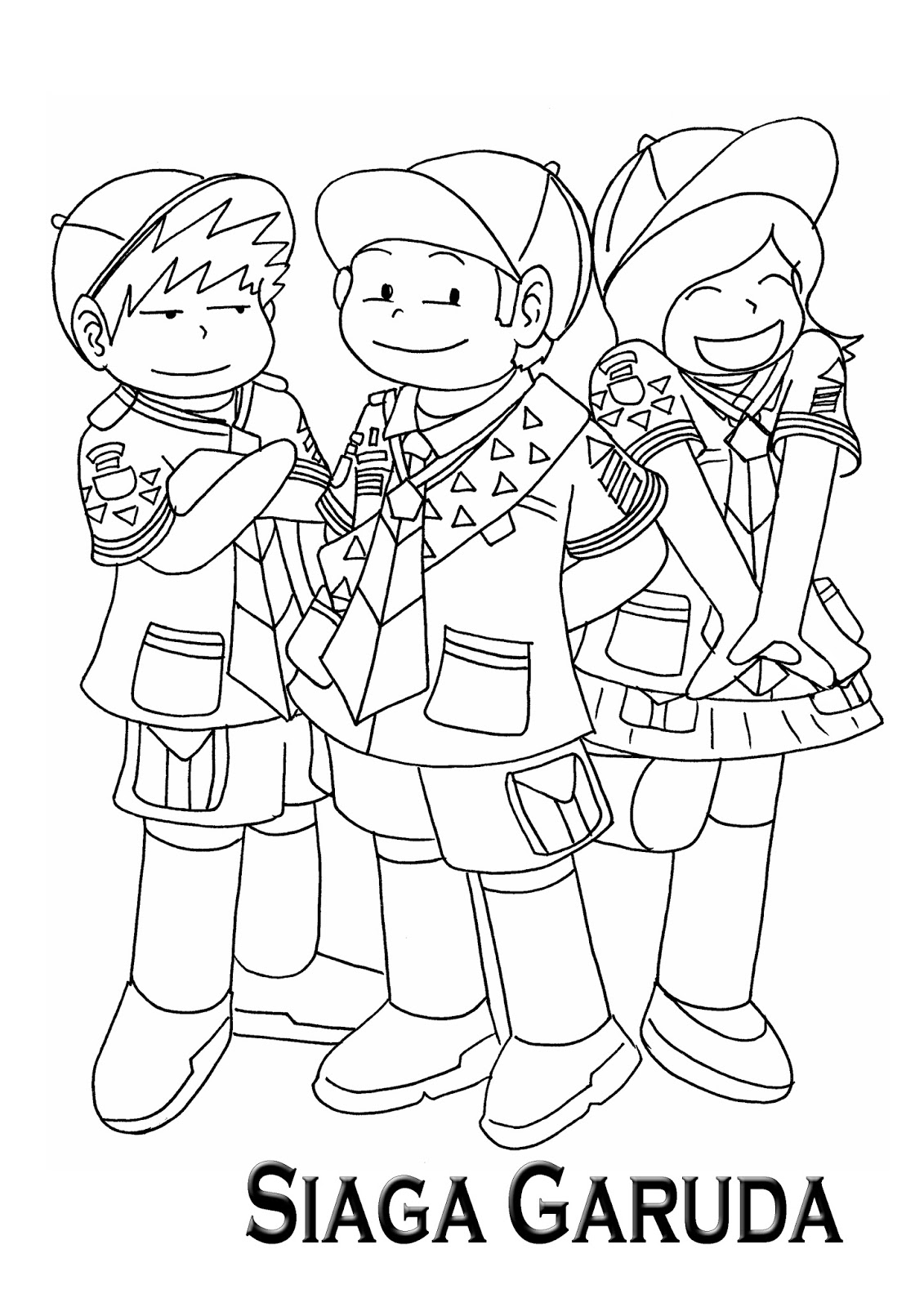 Pramuka Siaga Mewarnai