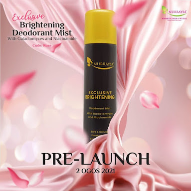 Exclusive Brightening Deodorant Mist For Women