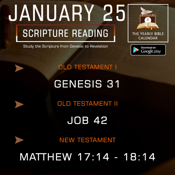 JANUARY 25, BIBLE EXPOSITION