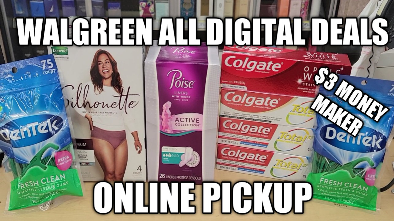 WALGREEN ALL DIGITAL DEALS ONLINE PICKUP