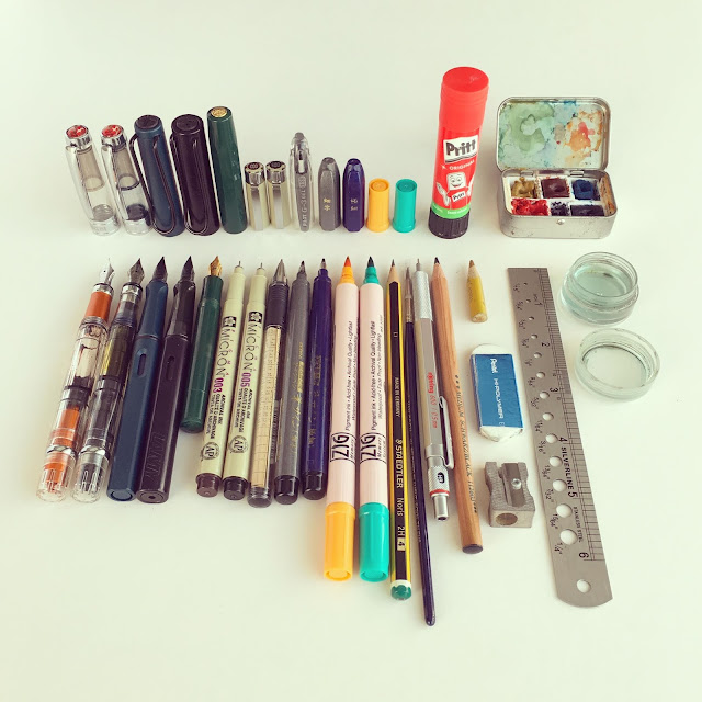 José Naranja My current writing tools in use. Updated.