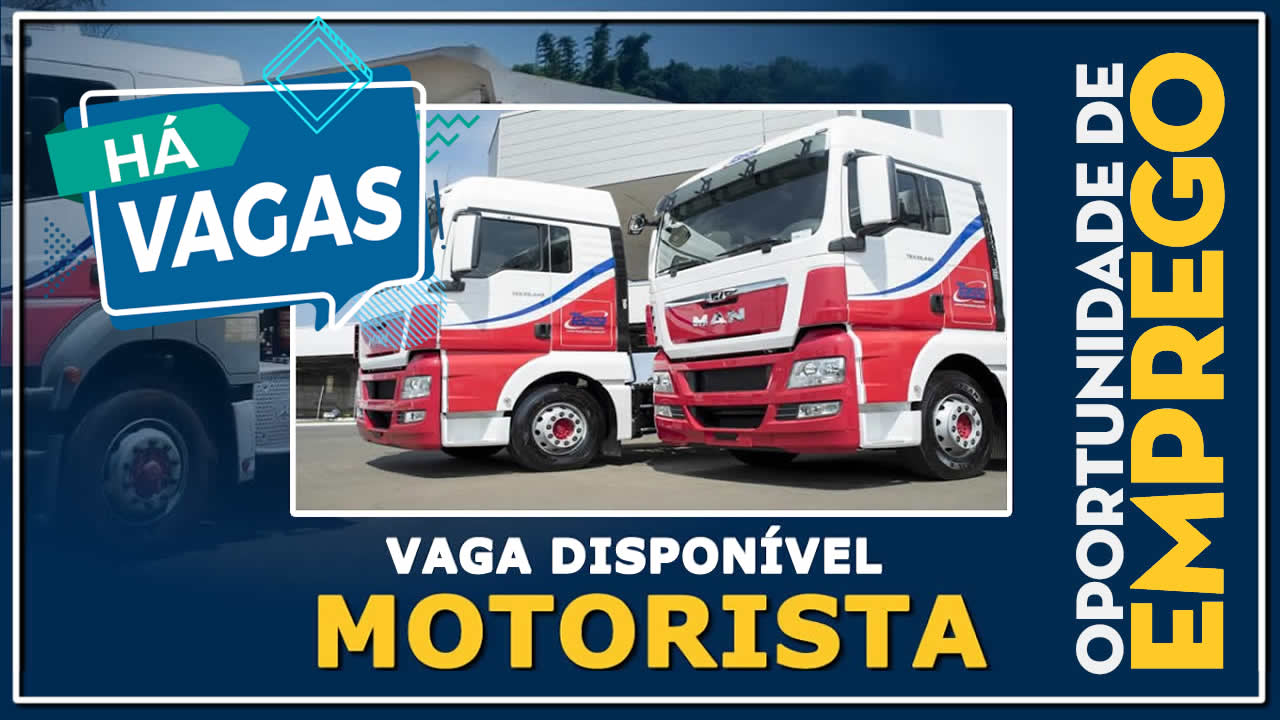 vaga para motorista