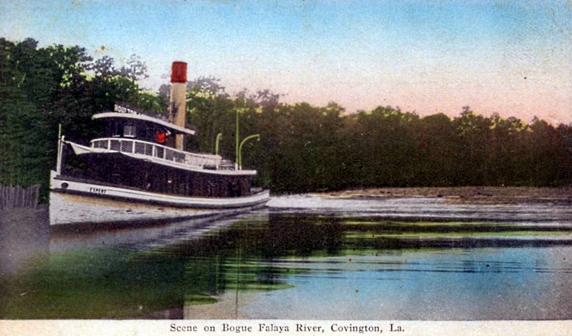 Tammany Family Boating Down The Bogue Falaya