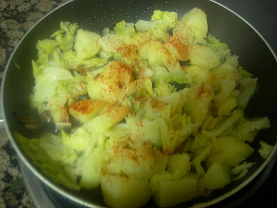  Repollo con patatas 