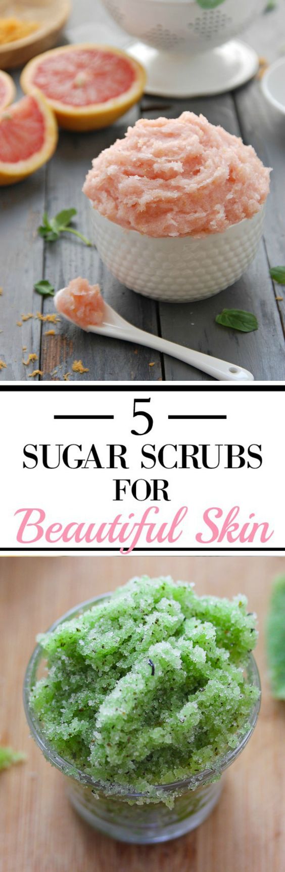 5 Sugar Scrubs for Beautiful Skin