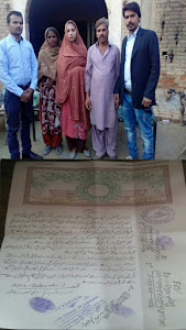 Nabila Bibi,forced conversion to Islam and marriage and her parents with LEAD's activists.