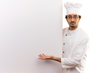 Sad Indian Cook Male Chef Pointing Transparent Image