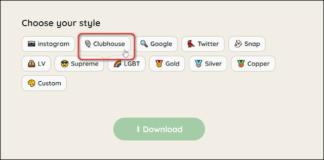 Clubhouse Avatar Maker:快速生成『Clubhouse』的頭像(大頭貼) Clubhouse Avatar Maker:快速生成『Clubhouse』的頭像(大頭貼)