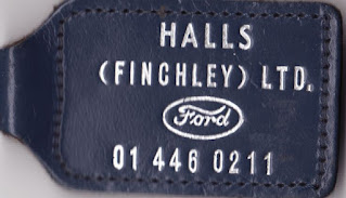Halls (Finchley) Ltd key fob