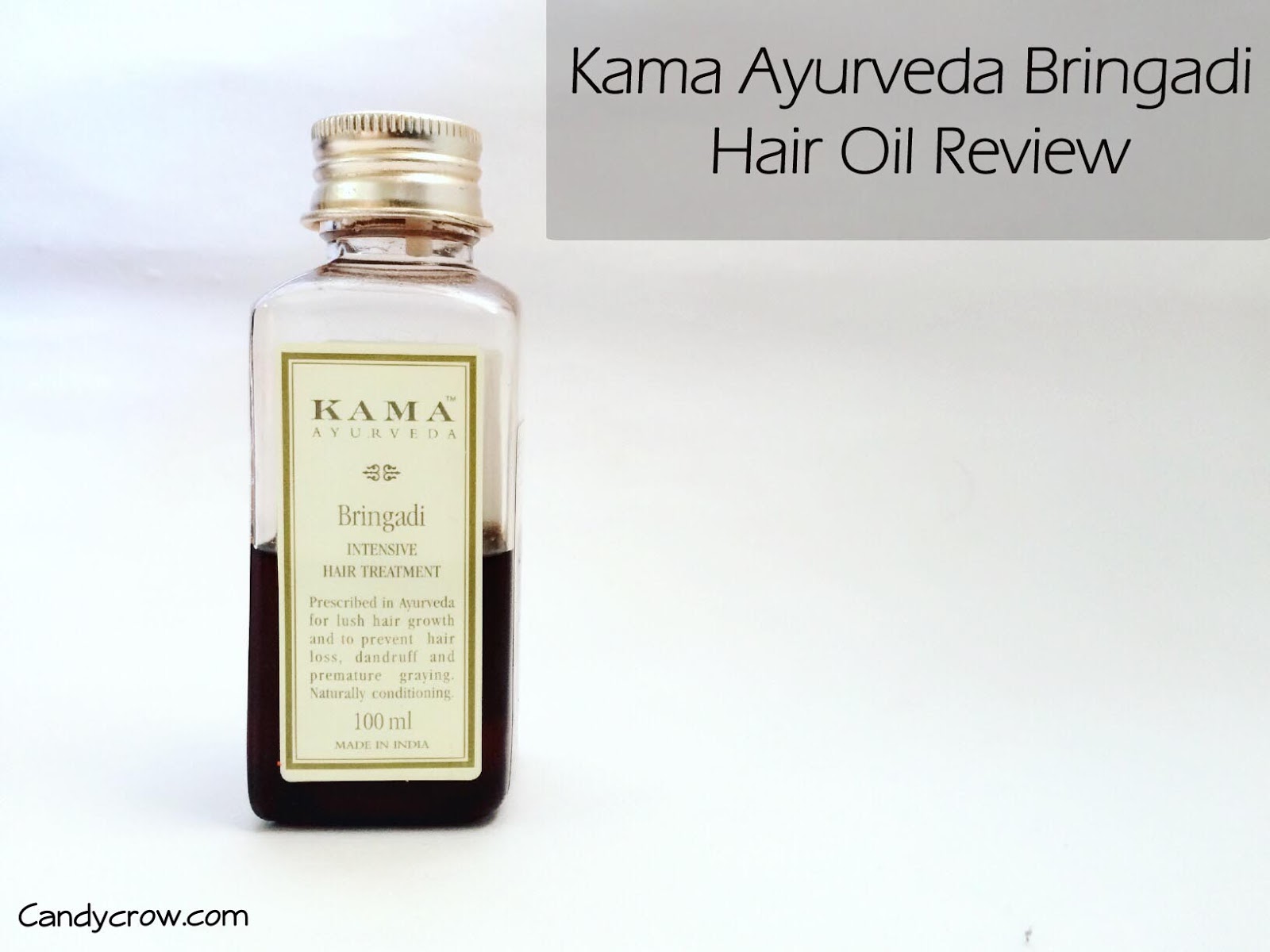Kama Ayurveda Bringadi Hair Treatment Oil Review Indian Beauty and