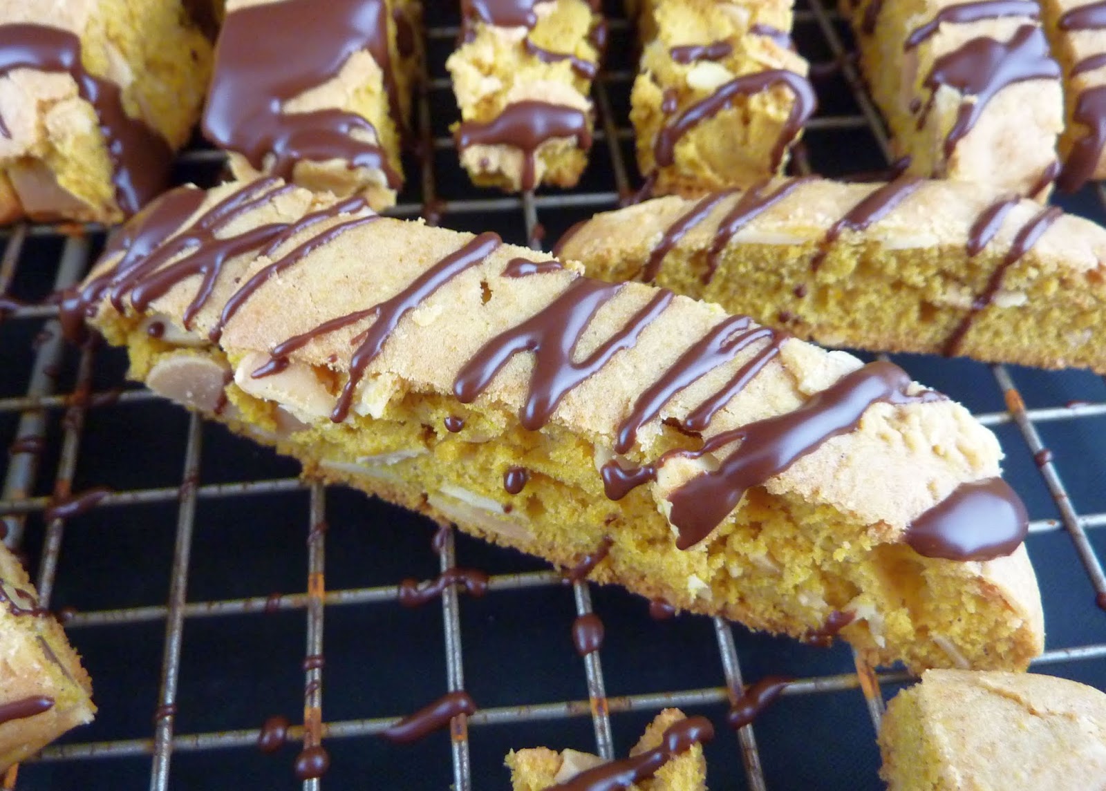 Cookies on Friday Pumpkin Almond Biscotti