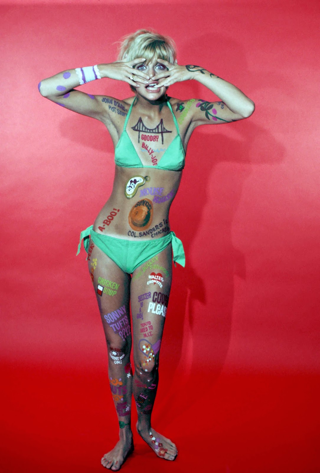 Goldie Hawn S Laugh In Bikini Photoshoot Ca 1960s Vintage Everyday