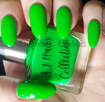 Enigmatic Rambles: Peacock - Neon Green