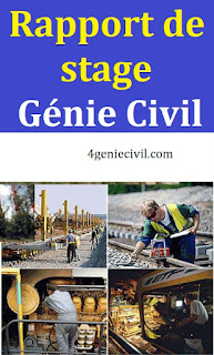 Rapport de stage génie civil  Cours génie civil  Outils, livres