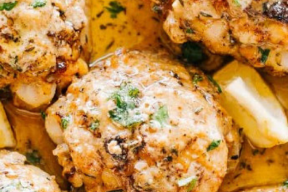 Instant Pot Low Carb Lemon Garlic Chicken