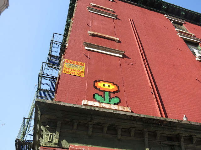 Invader Invades New York City - 2013 Edition - Collaboration With COST and ENX plus solo pieces. 6