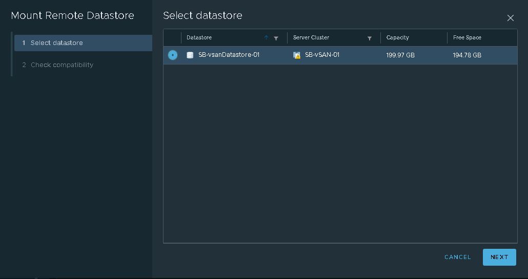 Just one more esxiguy How to mount a Remote vSAN Datastore. HCI Mesh