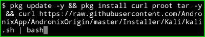 Termux Kali Linux : Install and Run Kali Linux Shell in Termux
