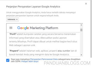 Cara Memasang Google Analytics di Blog