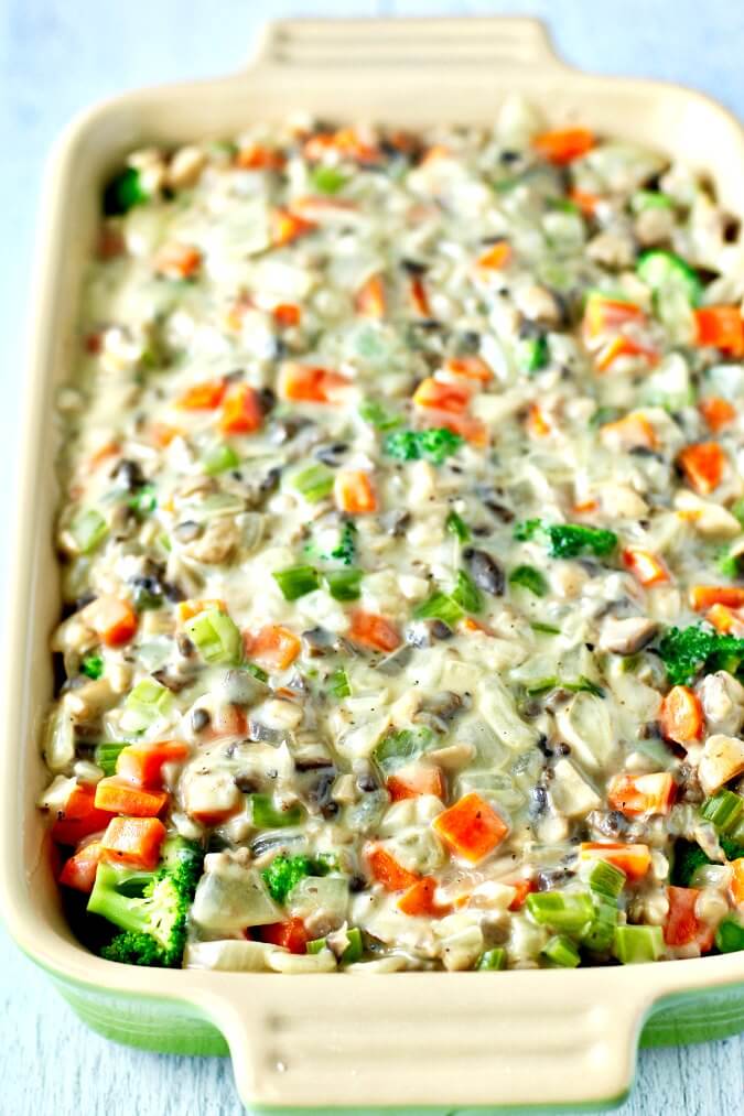 Wild Rice and Broccoli Casserole Karen's Kitchen Stories