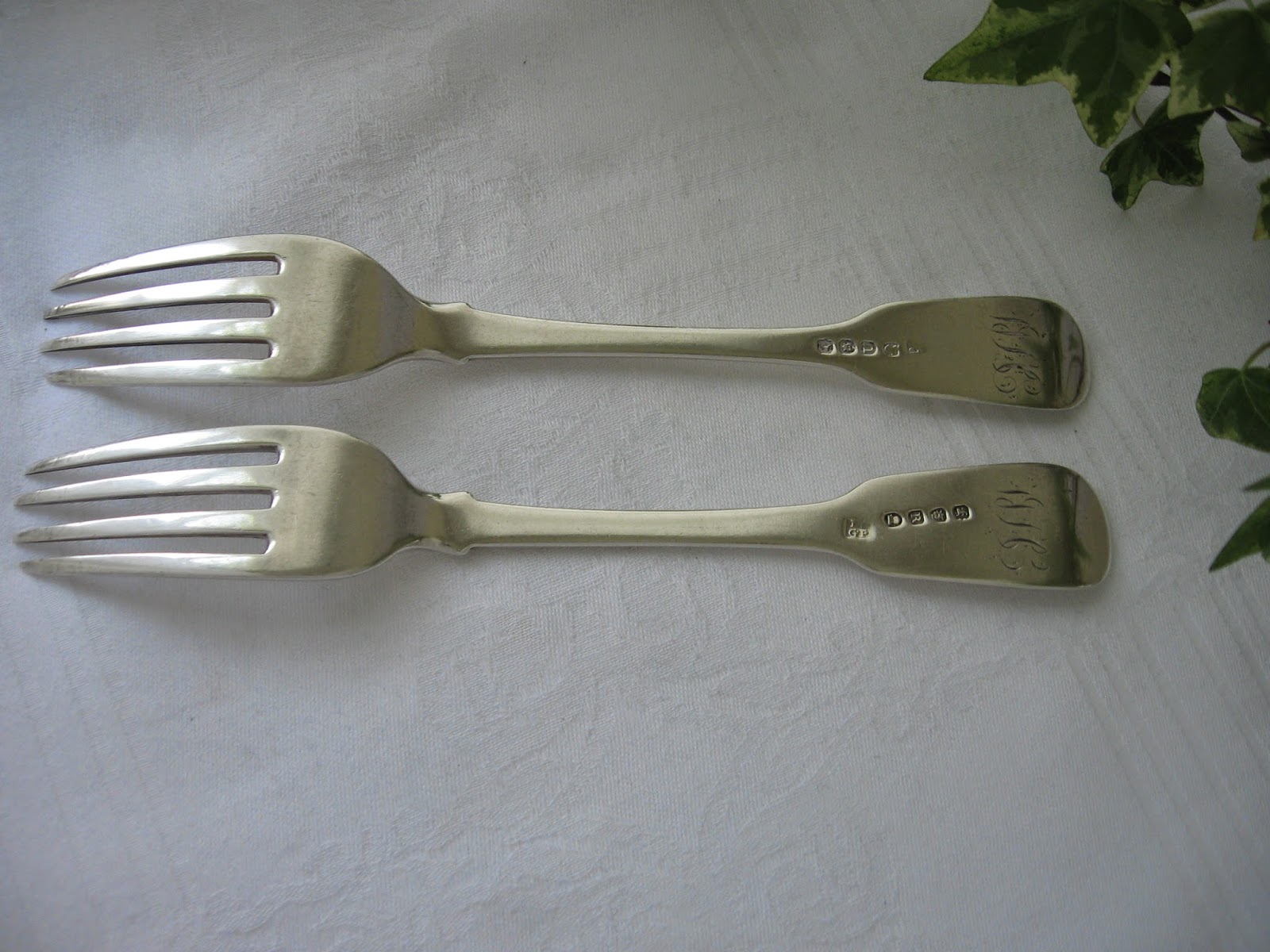 Antique Silver Forks Silver Forks from Regency England