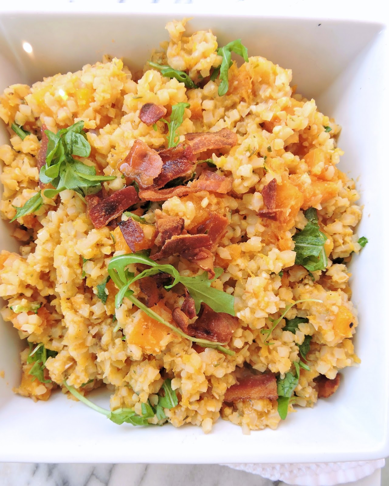 Just Jessie B Butternut Squash Cauliflower "Risotto"