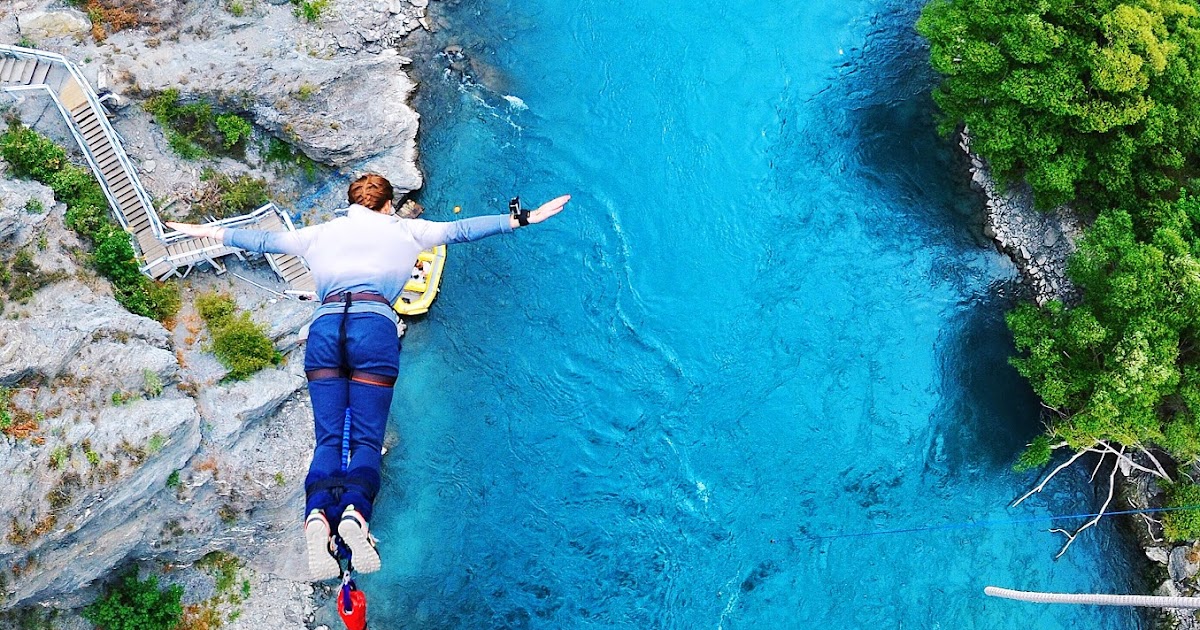 Bungee jumping новая Зеландия
