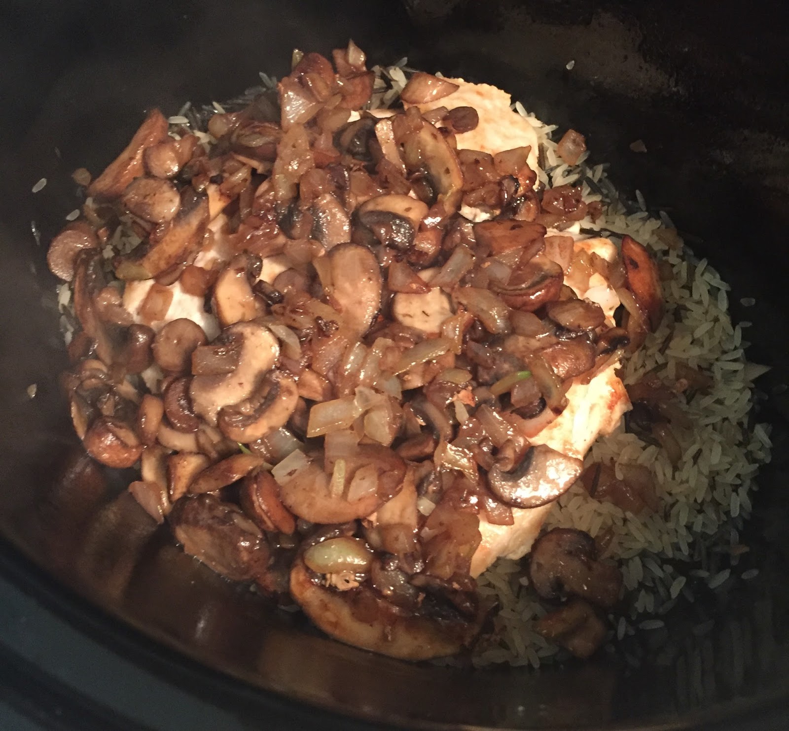 Chicken & Wild Rice with Herbs and Mushrooms