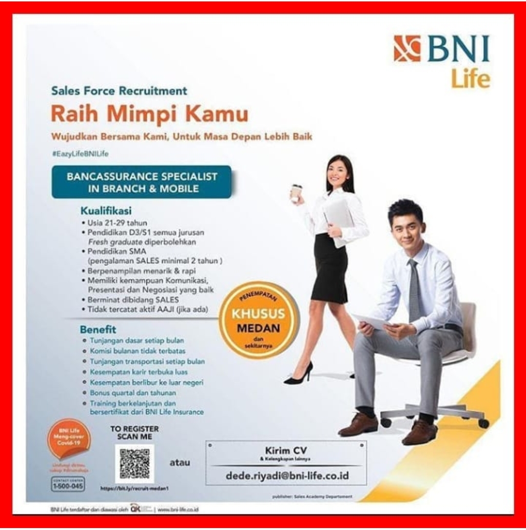 Gaji Asuransi Bni Life 2021