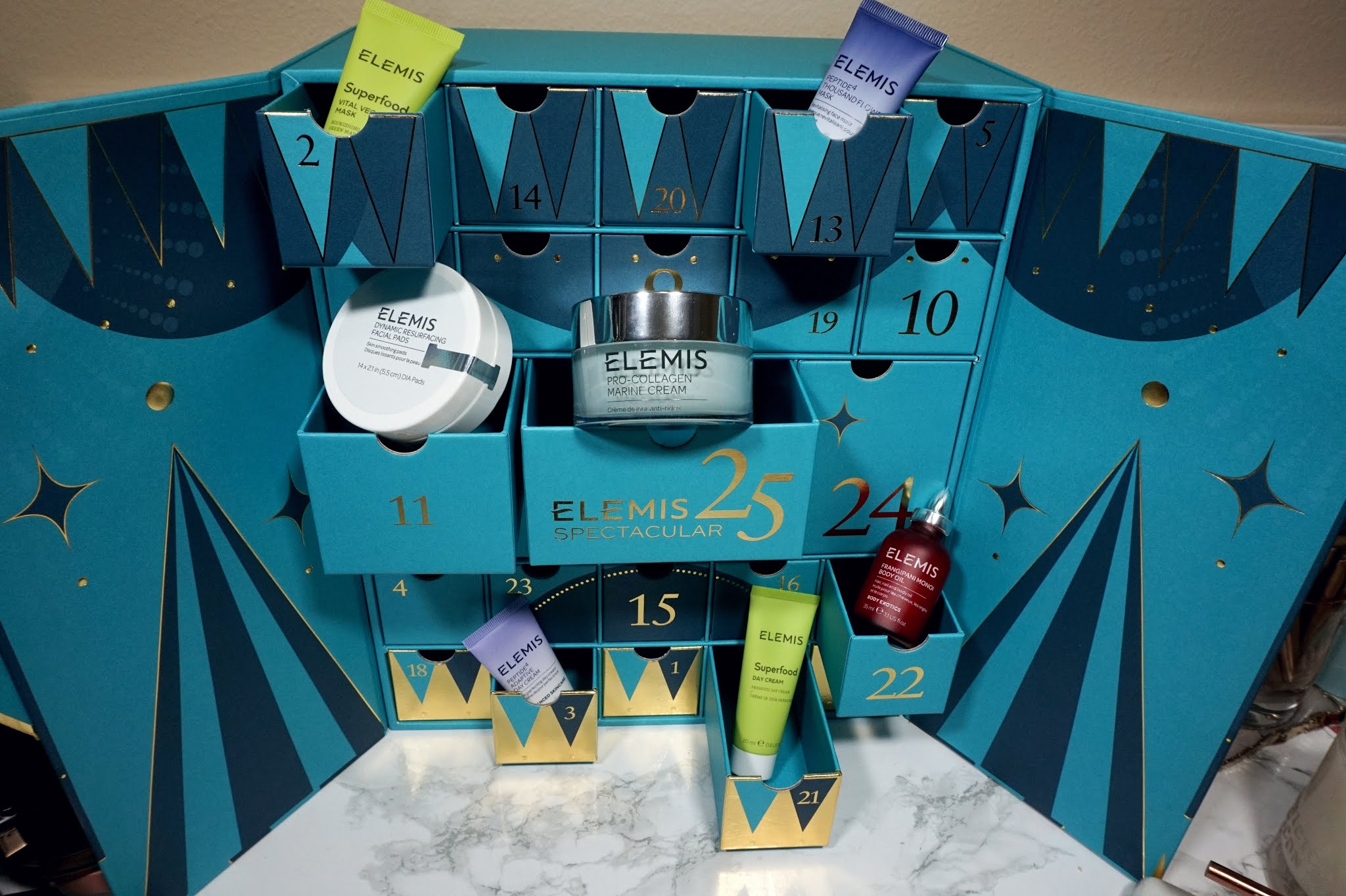Review Elemis 25 Days Of Spectacular Skin Advent Calendar Pretty Is My Profession