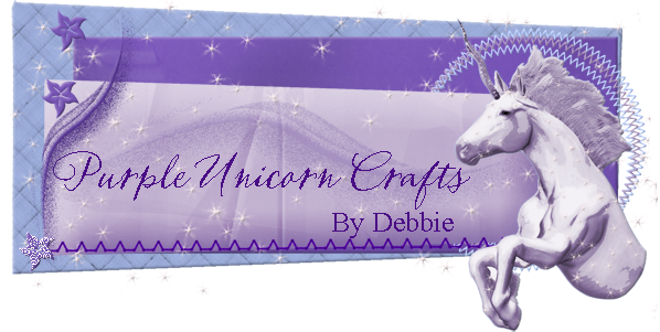 Purple Unicorn Crafts By Debbie
