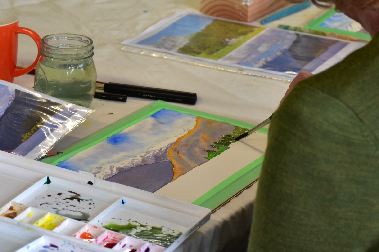 Renee Walden Art Blog landscape painting class