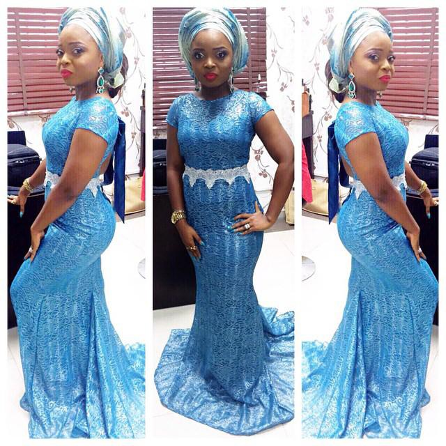 Aso ebi long gown Clearance