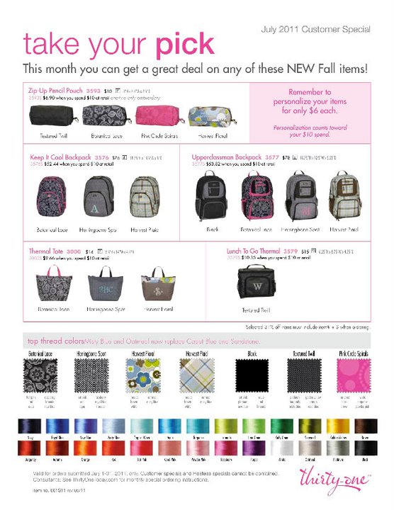 All of these products come in *new* Fall prints, too! Contact me today ...